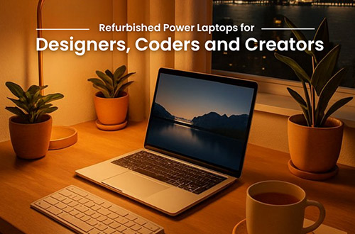 Refurbished Power Laptops for Designers, Coders and Creators