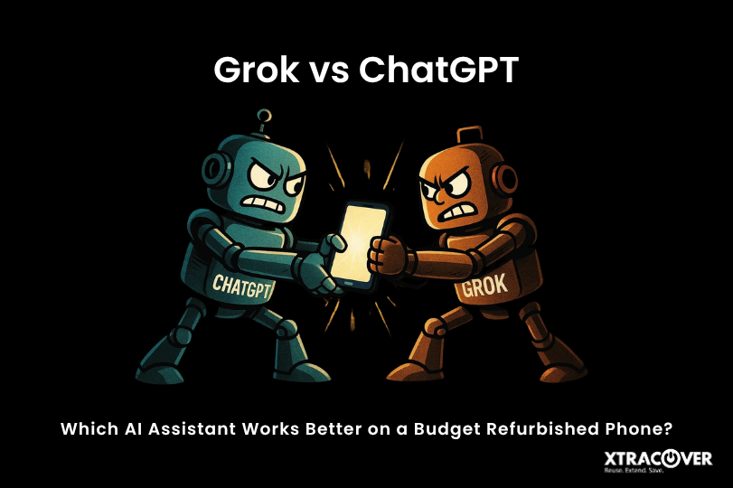 budget refurbished phone refurbished phone, refurbished iPhone, AI apps on iPhone, ChatGPT app, Grok AI