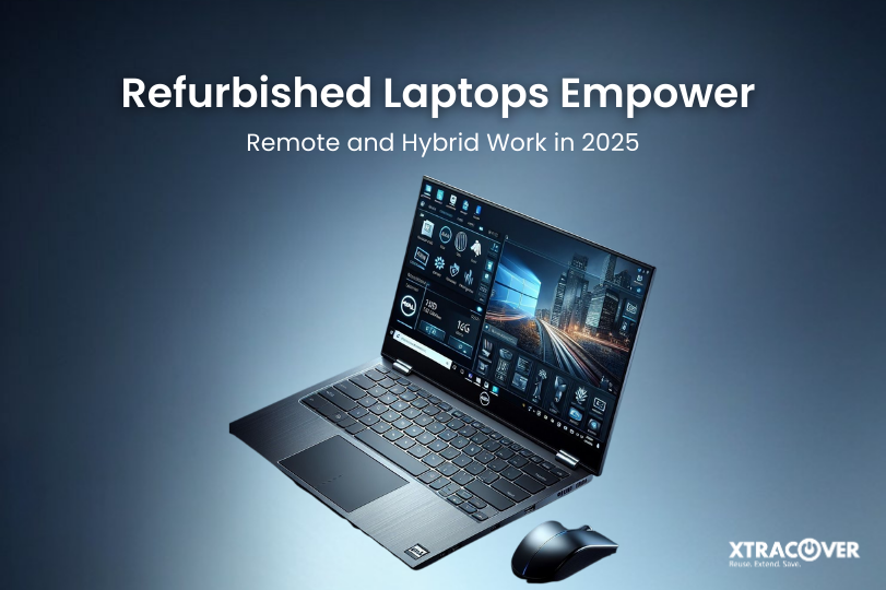 refurbished laptops for remote work hybrid work devices, laptops for companies, certified refurbished laptops, business laptop deals, cost-effective office laptops, remote work tools