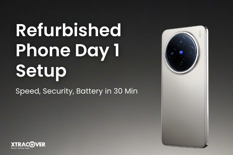 Refurbished Phone Day 1 Setup: Speed, Security, Battery in 30 Min
